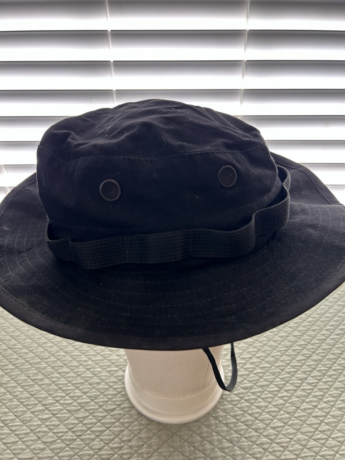 R & B USGI SUN Black BOONIE HAT Mil-Spec H-43577 Size 7