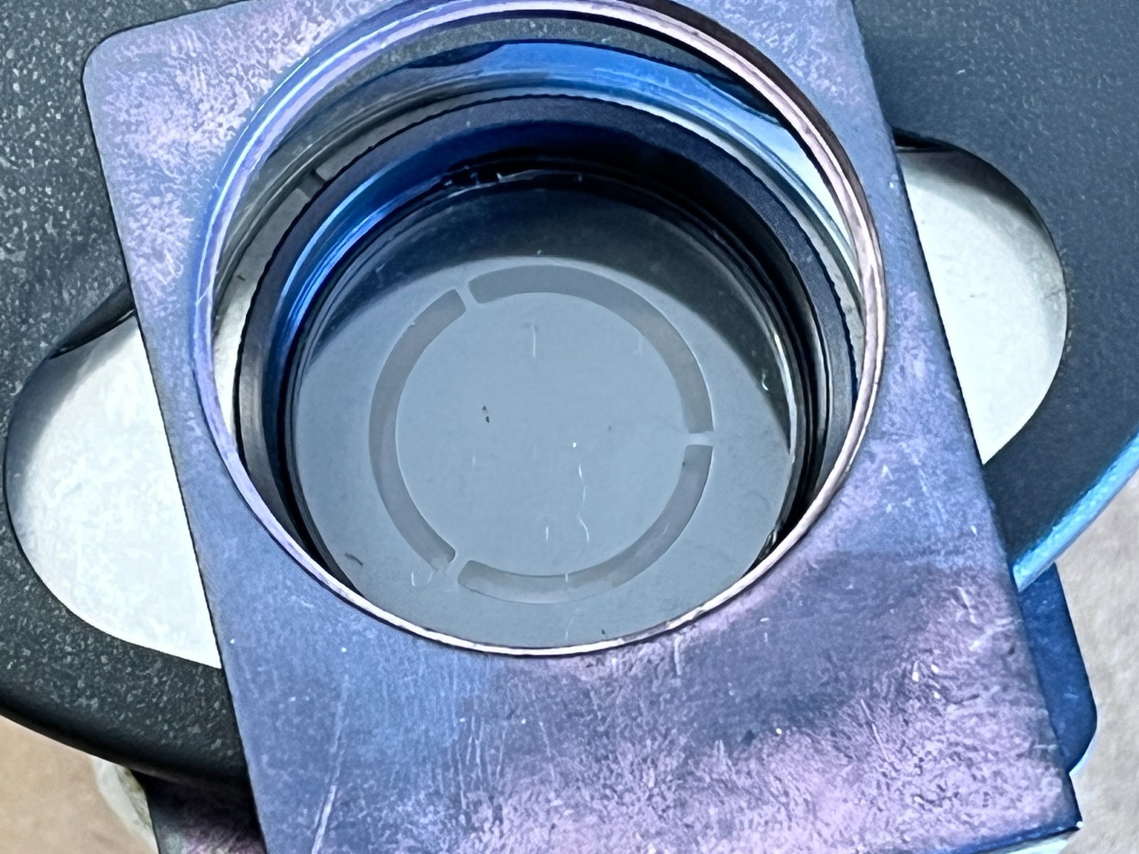 Hoffman Modulation Contrast Turret Condender on Nikon Diaphot Condenser Mount