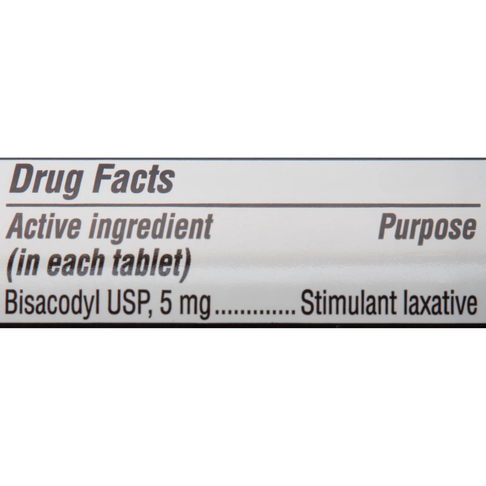 Equate Gentle Laxative Tablets for Constipation, 100 Count, Bisacodyl 5 mg