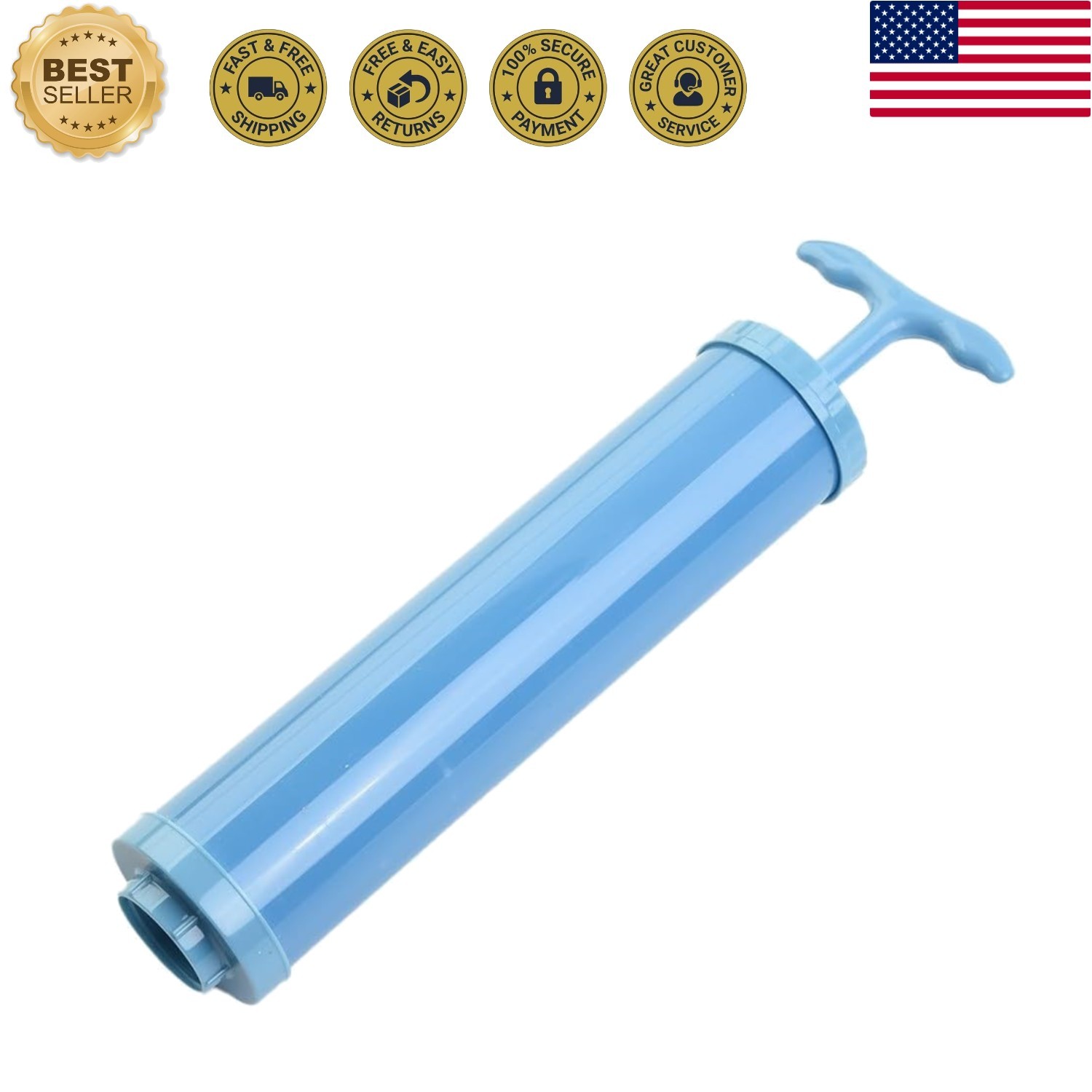 Efficient Vacuum Bag Pump For Compressing Clothing And Bedding Perfect For Or...