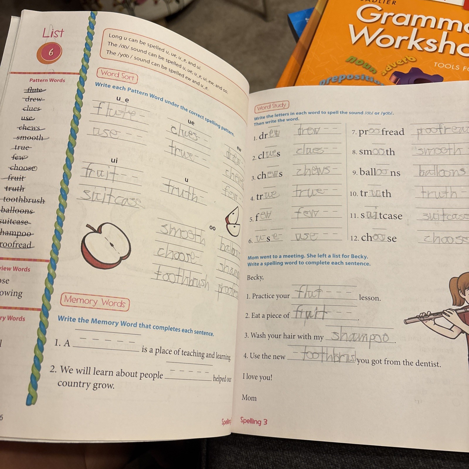 USED BJU PRESS SPELLING 3 WORKTEXT