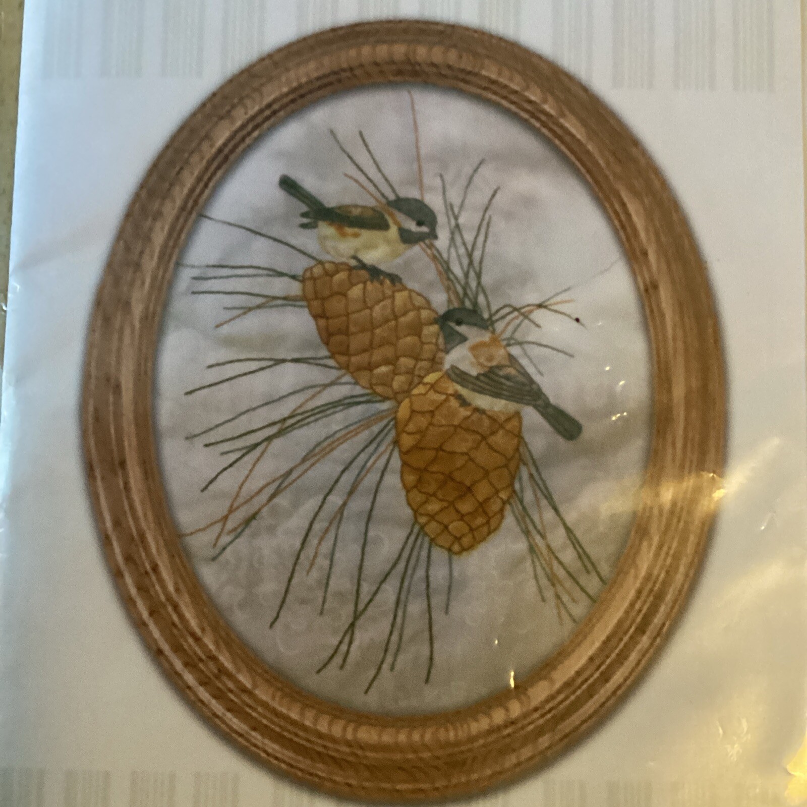 Chickadee Wall Hanging Pattern - Fay Merritt Iserringer - 11” x 12.5”
