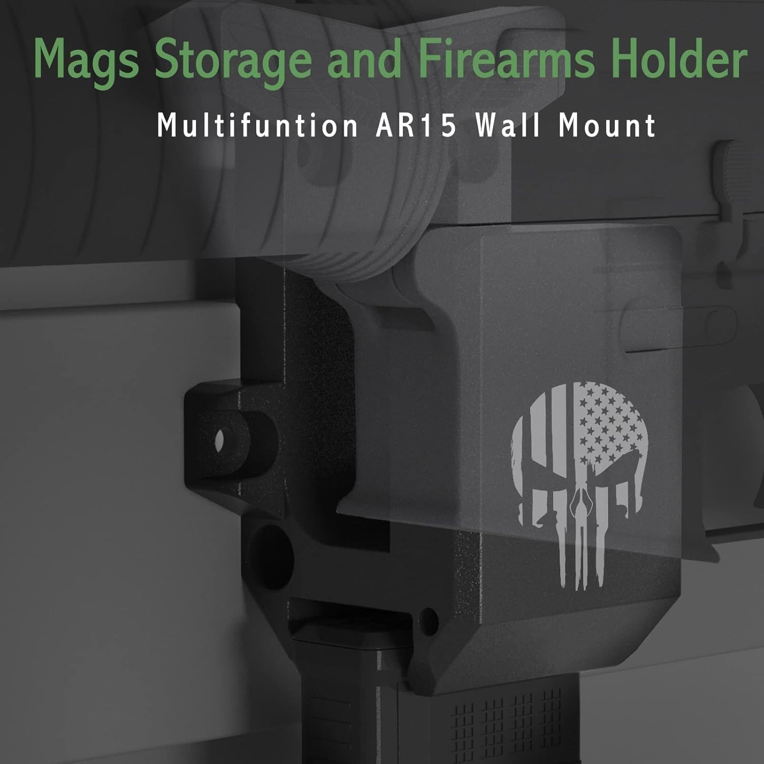 Ambidextrous Gun Wall Mount - Quick Install Firearm Rack With Lifetime