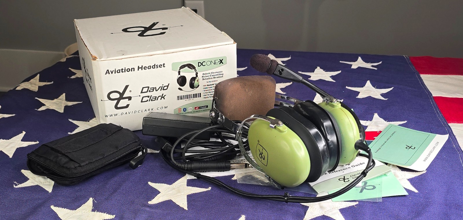 David Clark Headset H10 13.4 Used Headset w/ (not original) Box & Papers
