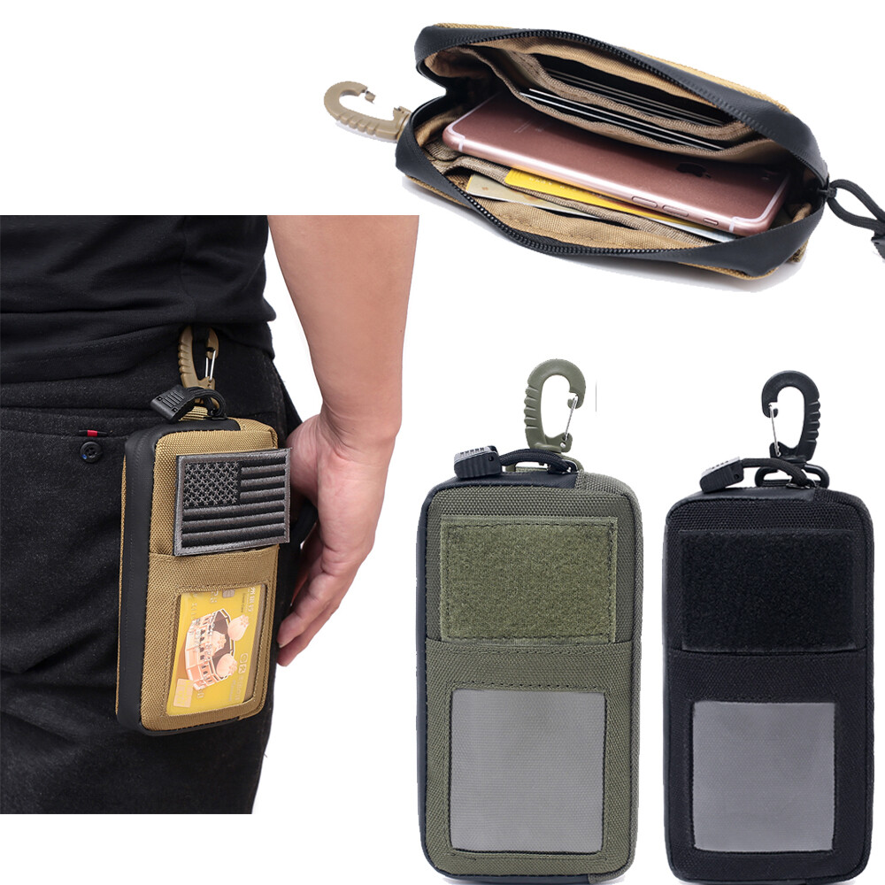 Tactical Wallet Waist Belt Bag Molle Pouch Phone Key Card Coin Utility Pocket US