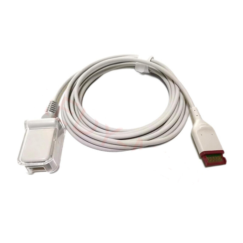 Red LNC M20-10 Patient SpO2 Adapter Cable Compatible with Masimo Rad-97 4253
