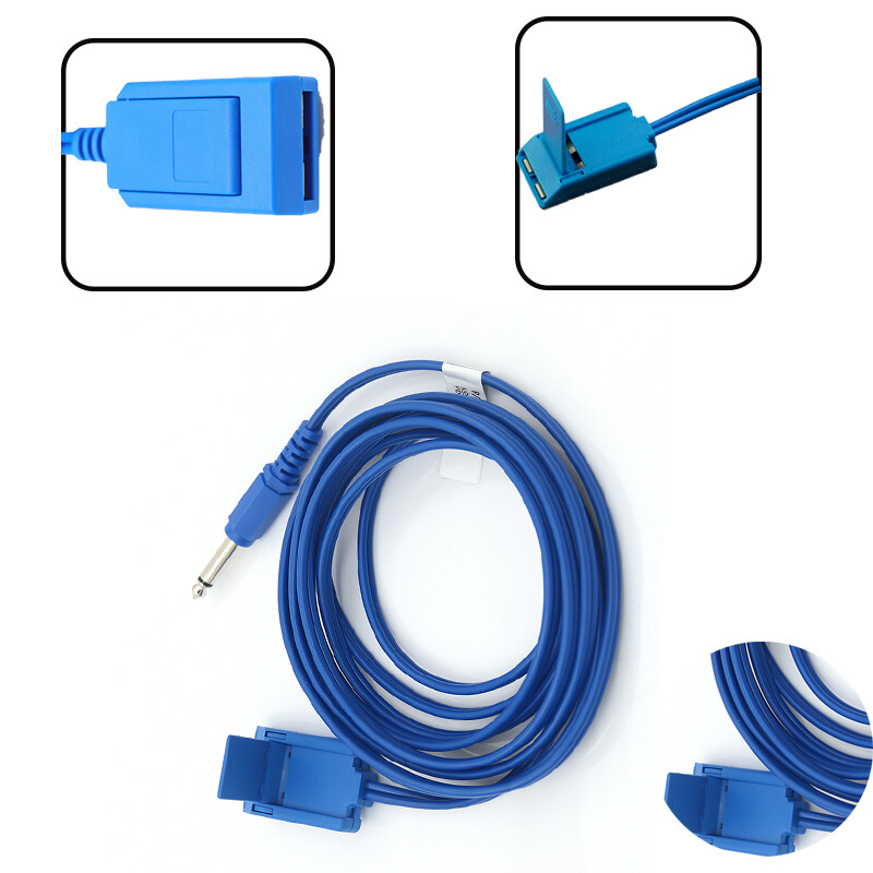 REM Patient Grounding ESU Electrosurgical Plate Cable Negative Cautery Monopole