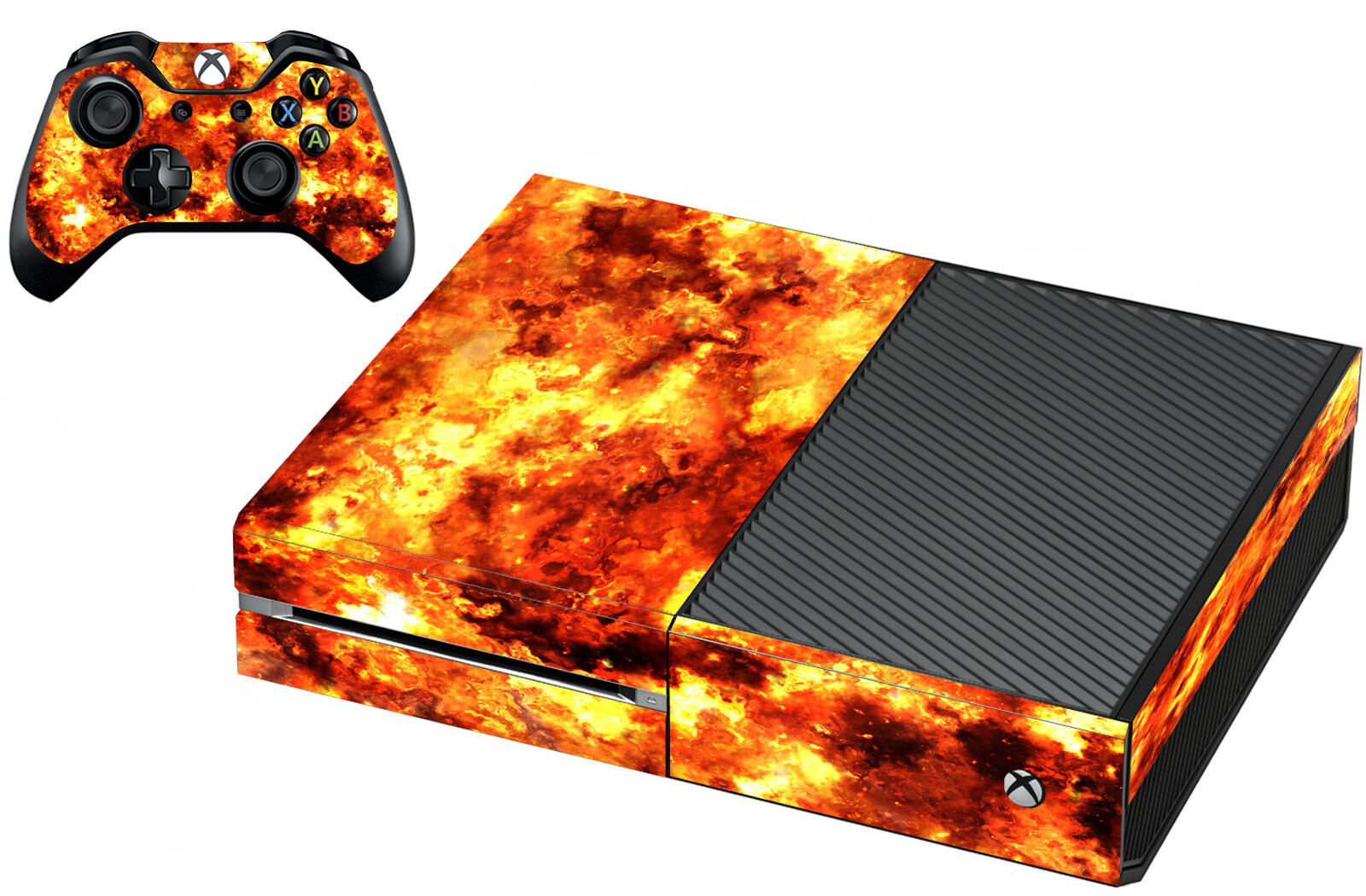 Flame Skin Decal Covers Designed to Fit Xbox One Console And Controller VWAQ - X