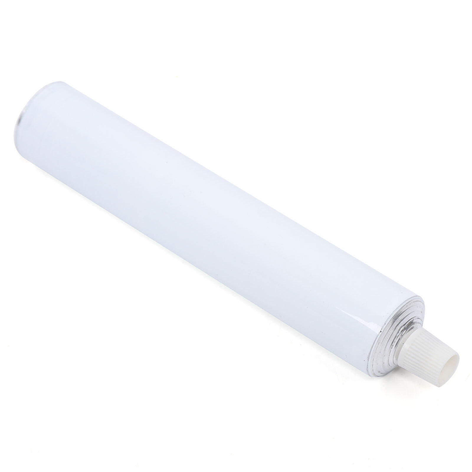 100pcs Portable 100ml Aluminum Empty Toothpaste Tubes With Needle Cap White