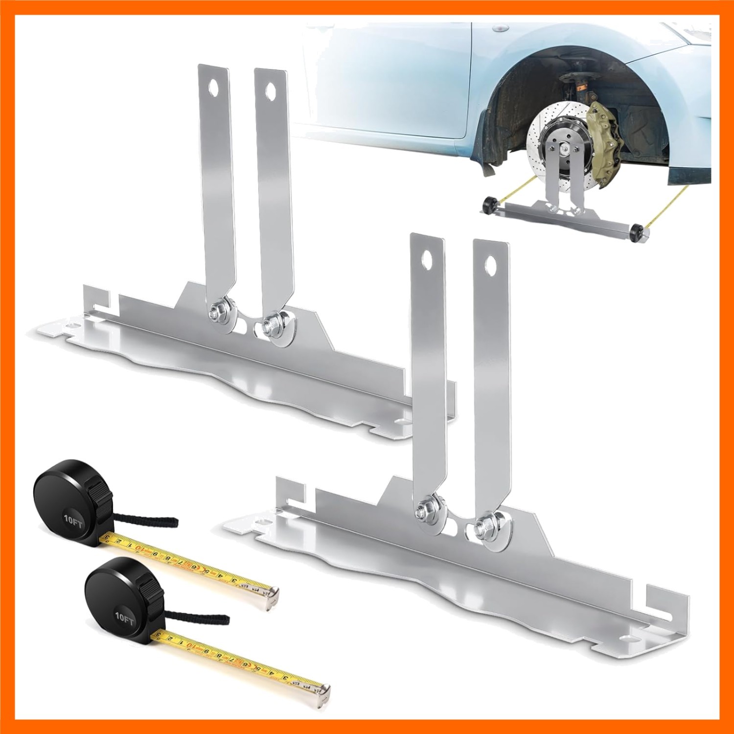 2 Pack with Connection Sheet, New Upgrade Toe Alignment Tool Plates, Heavy Du...