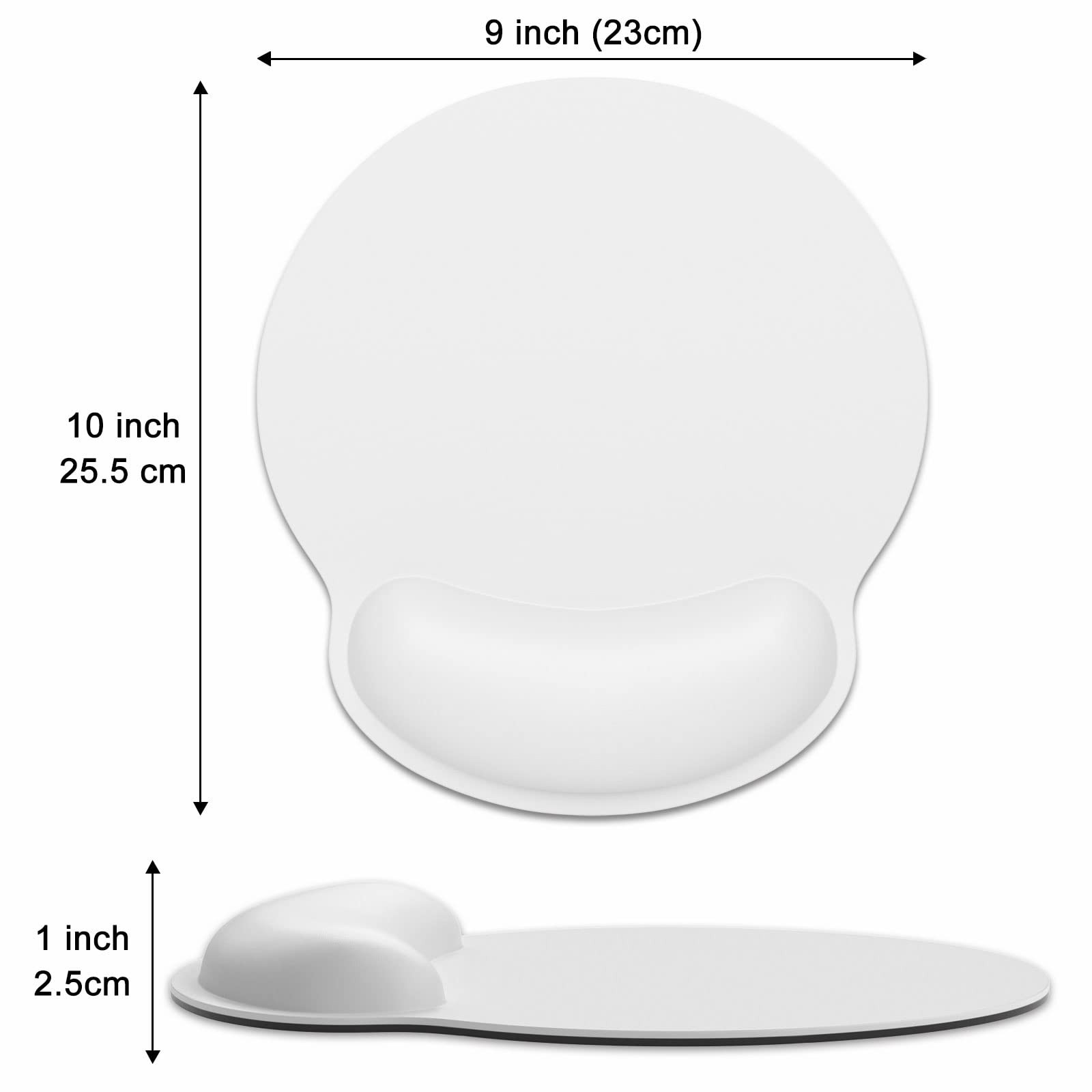Ergonomic Mouse Pad with Wrist Support, Comfortable Memory Foam Wrist Rest fo...