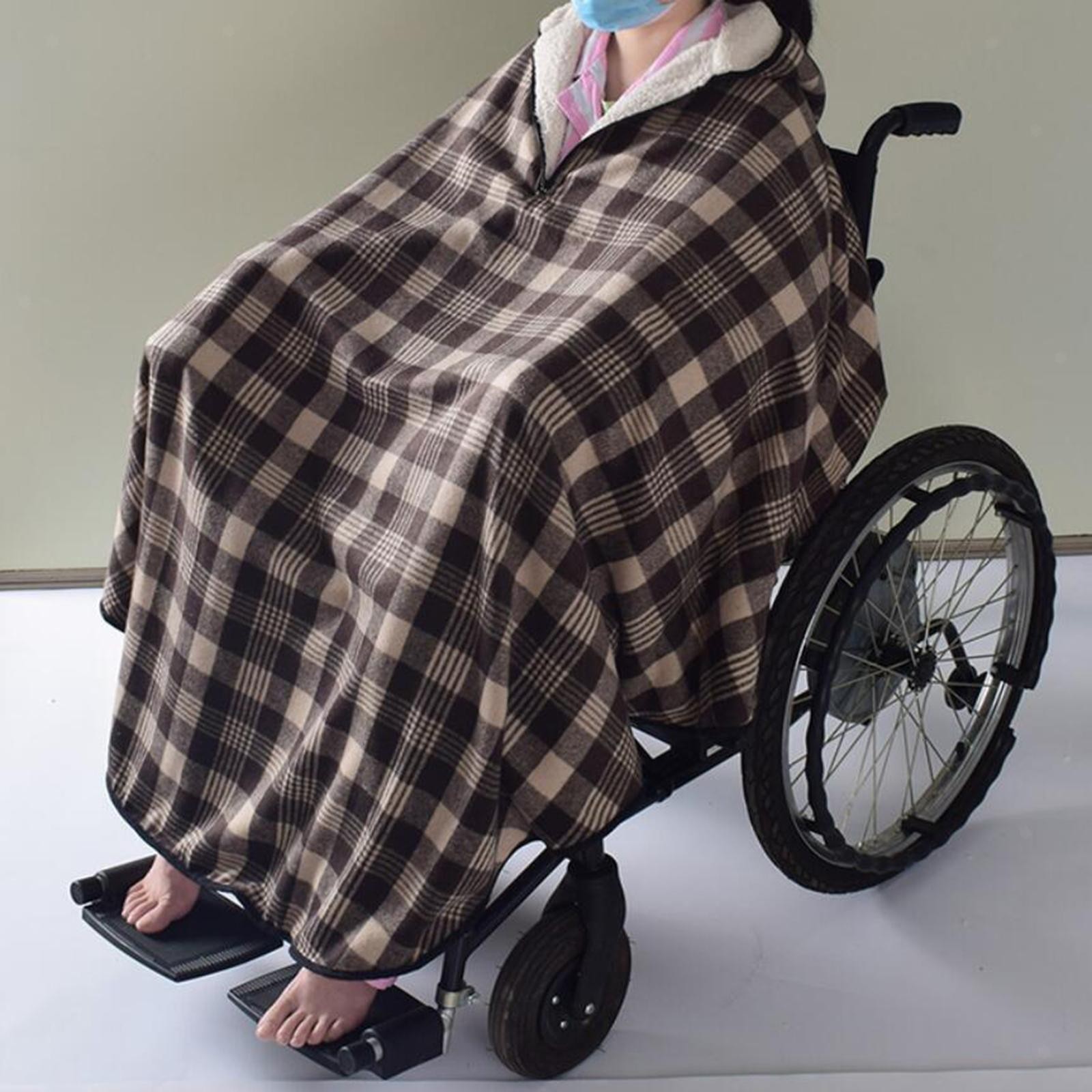 Blanket Warm Wheelchair Poncho for The Aged  Patients Leg Protection Home