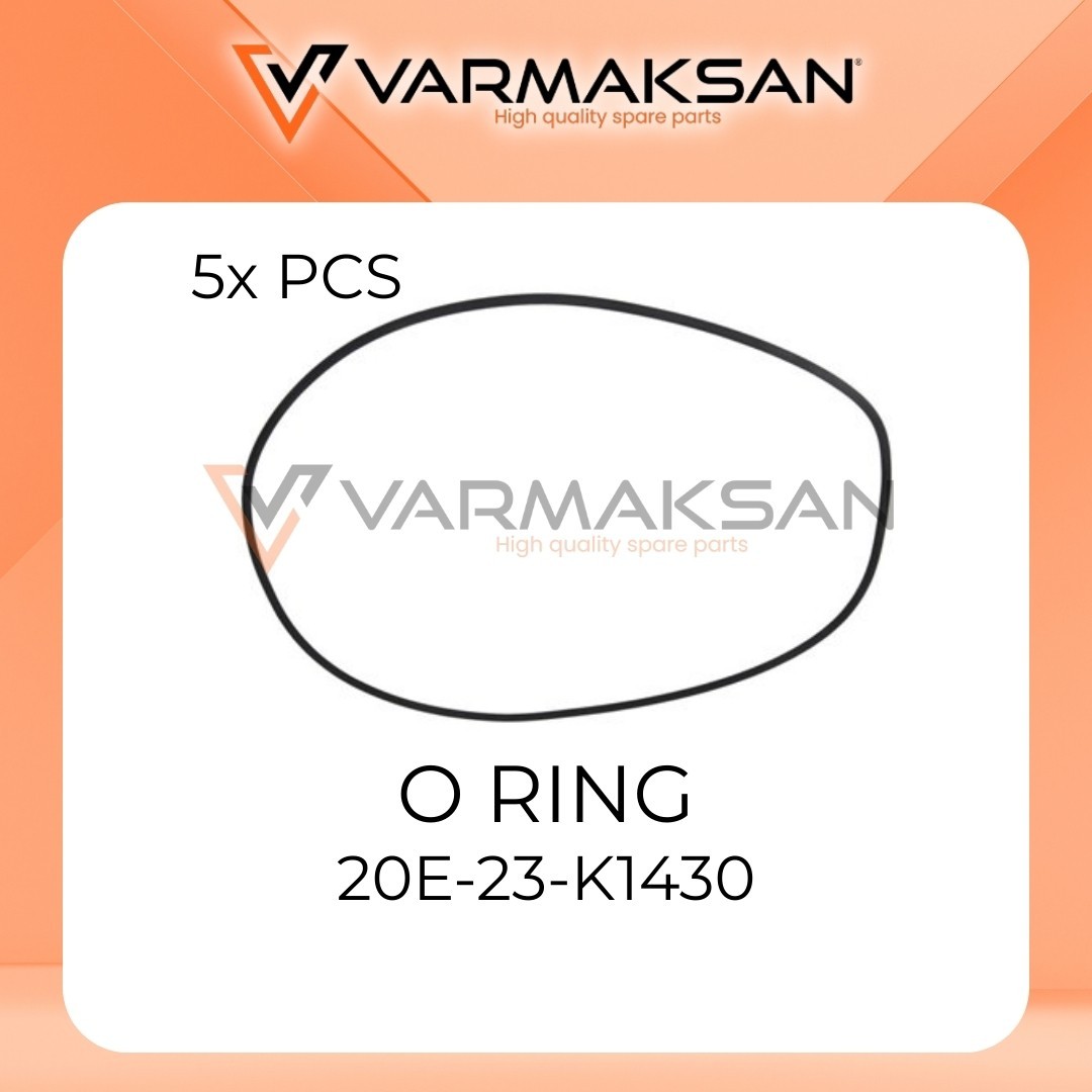 PACK OF 5 NEW KOMATSU 20E-23-K1430 O RING / KOMATSU 20E23K1430 O-RING - 5x PCS