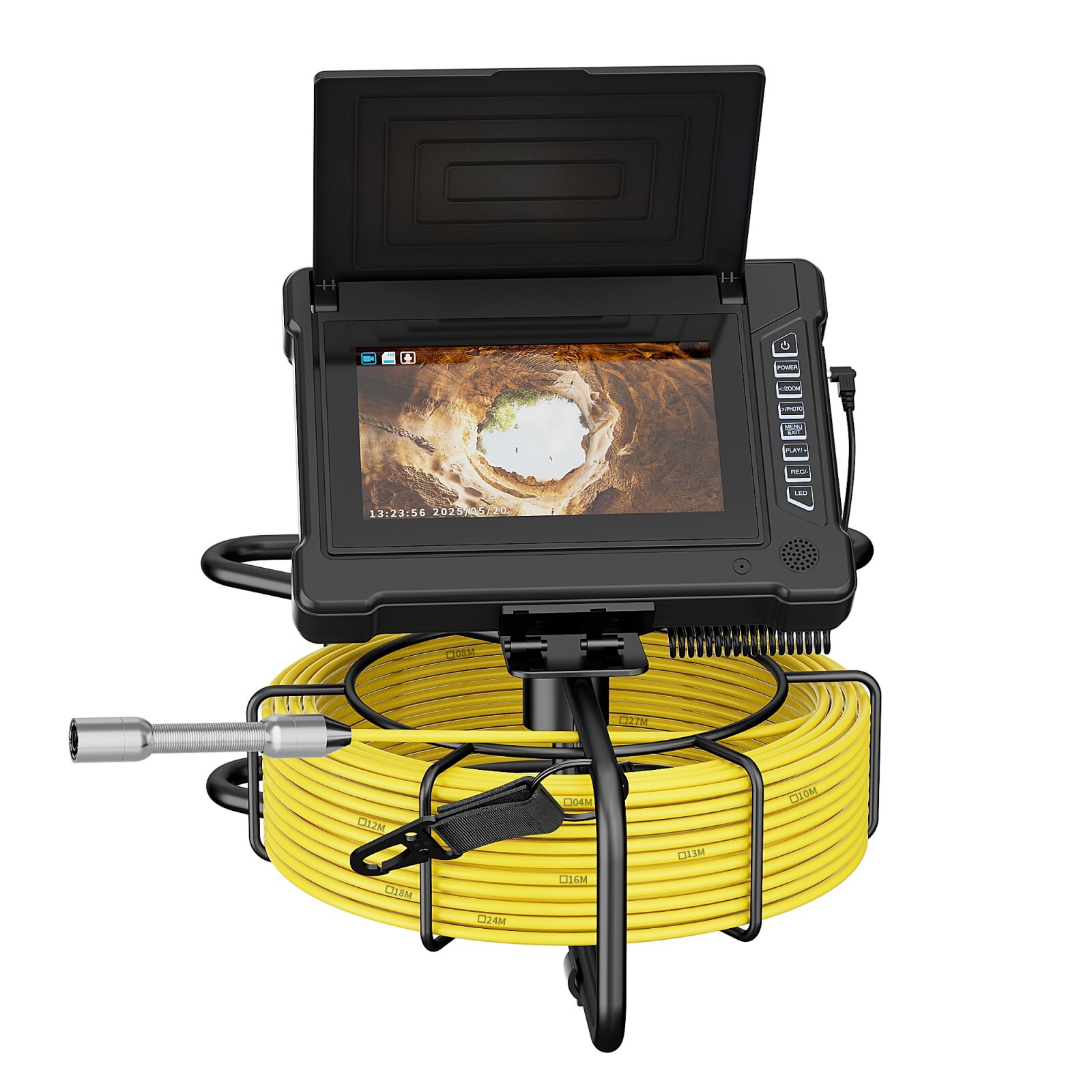 40m 7inch Sewer Camera Pipe Inspection Camera Drain Industrial Endoscope Camera