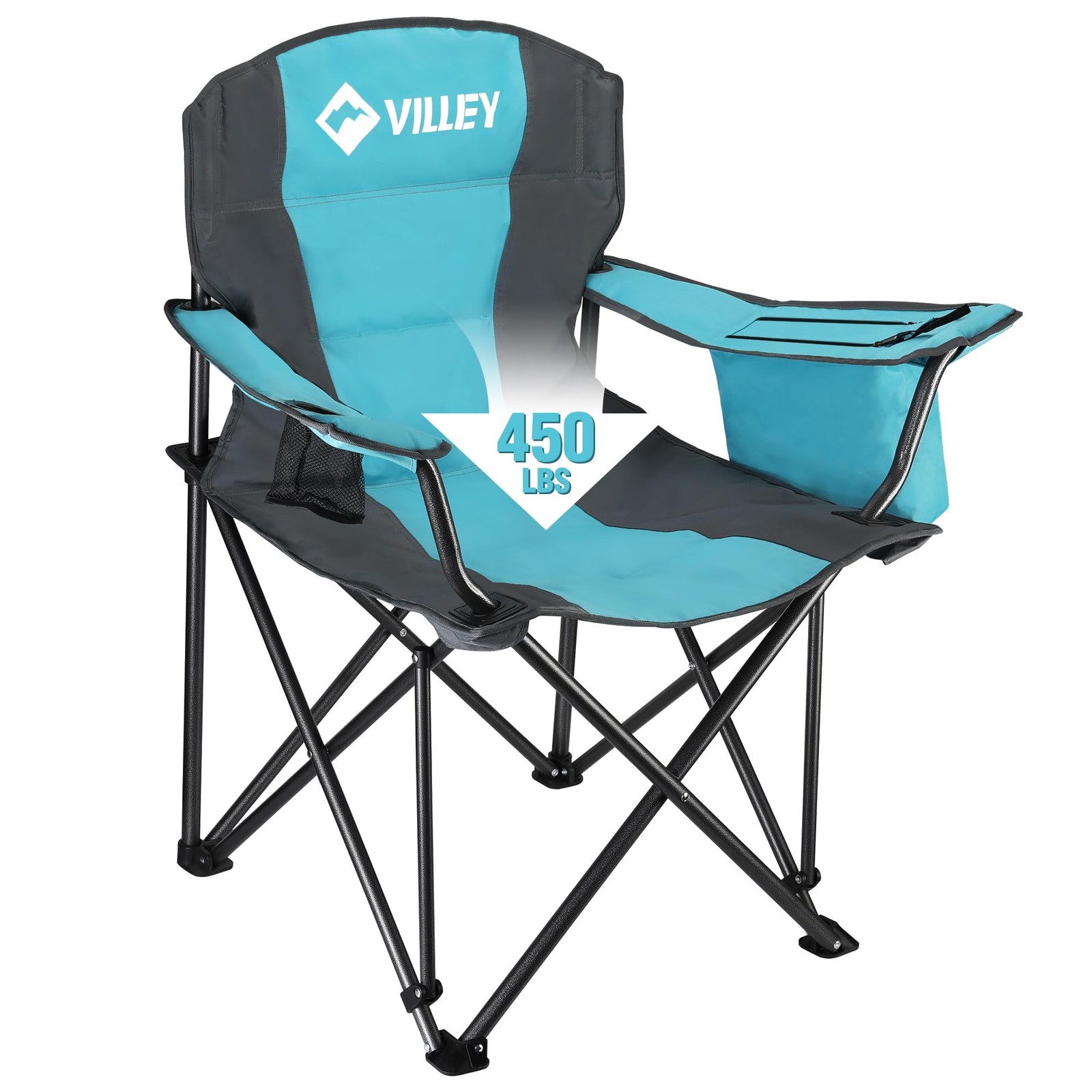 Camping Chair, Oversized Folding Camp Chair, Portable Outdoor Chairs Support ...