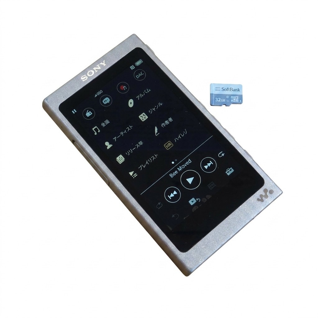 Sony Walkman NW-A45 16GB High-Res Digital Music Player Pale Gold Tested Working