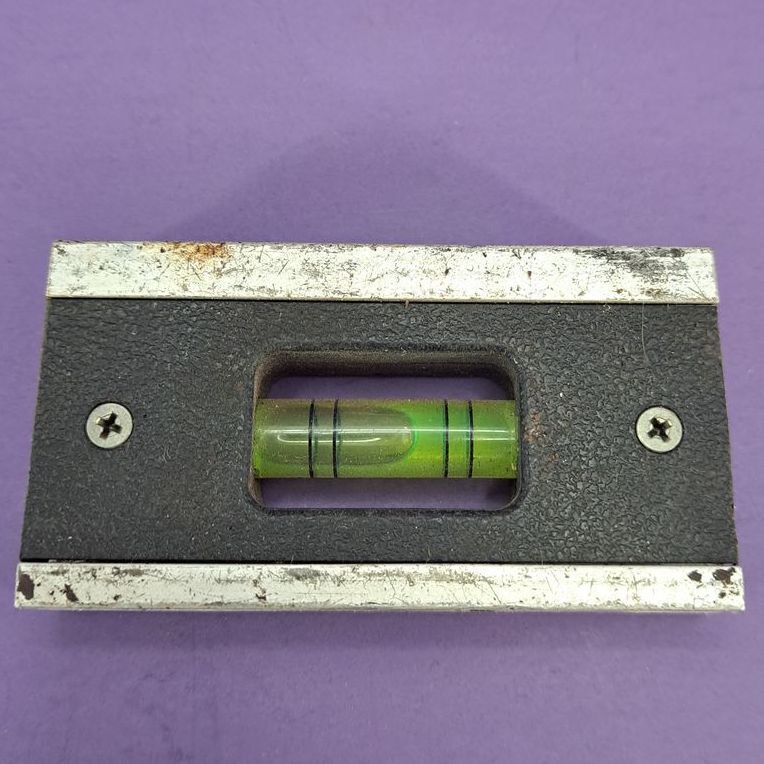 Vintage Mayes Super Cede Torpedo Level 3" Tool Measuring Device Magnetic Edge