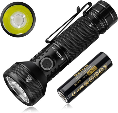 Sofirn IF22A Rechargeable Torch USB C  2100LM IPX8 Powerful LED Flashlight