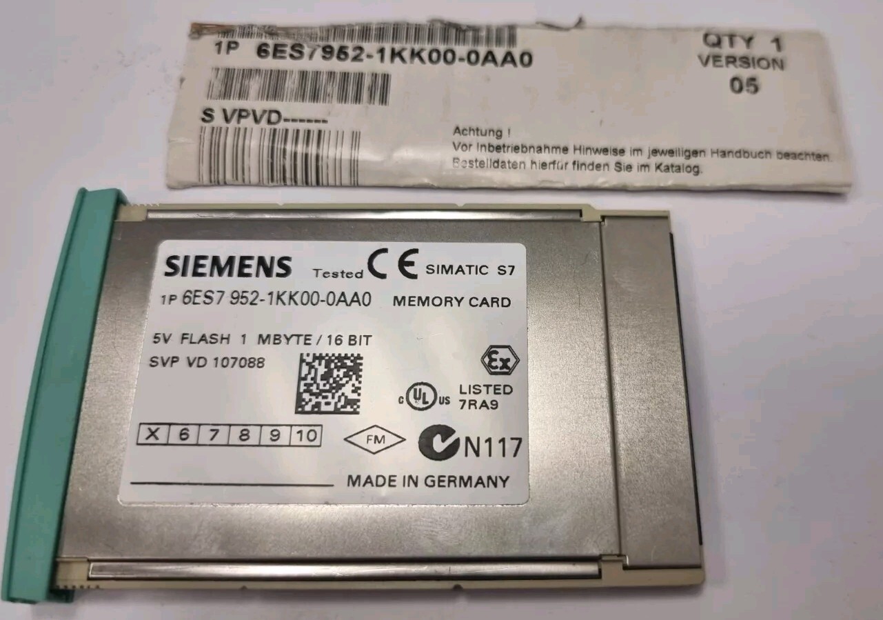 Siemens 6ES7952-1KP00-0AA0 PLC memory card 6ES7952-1KP00-0AA0 Module