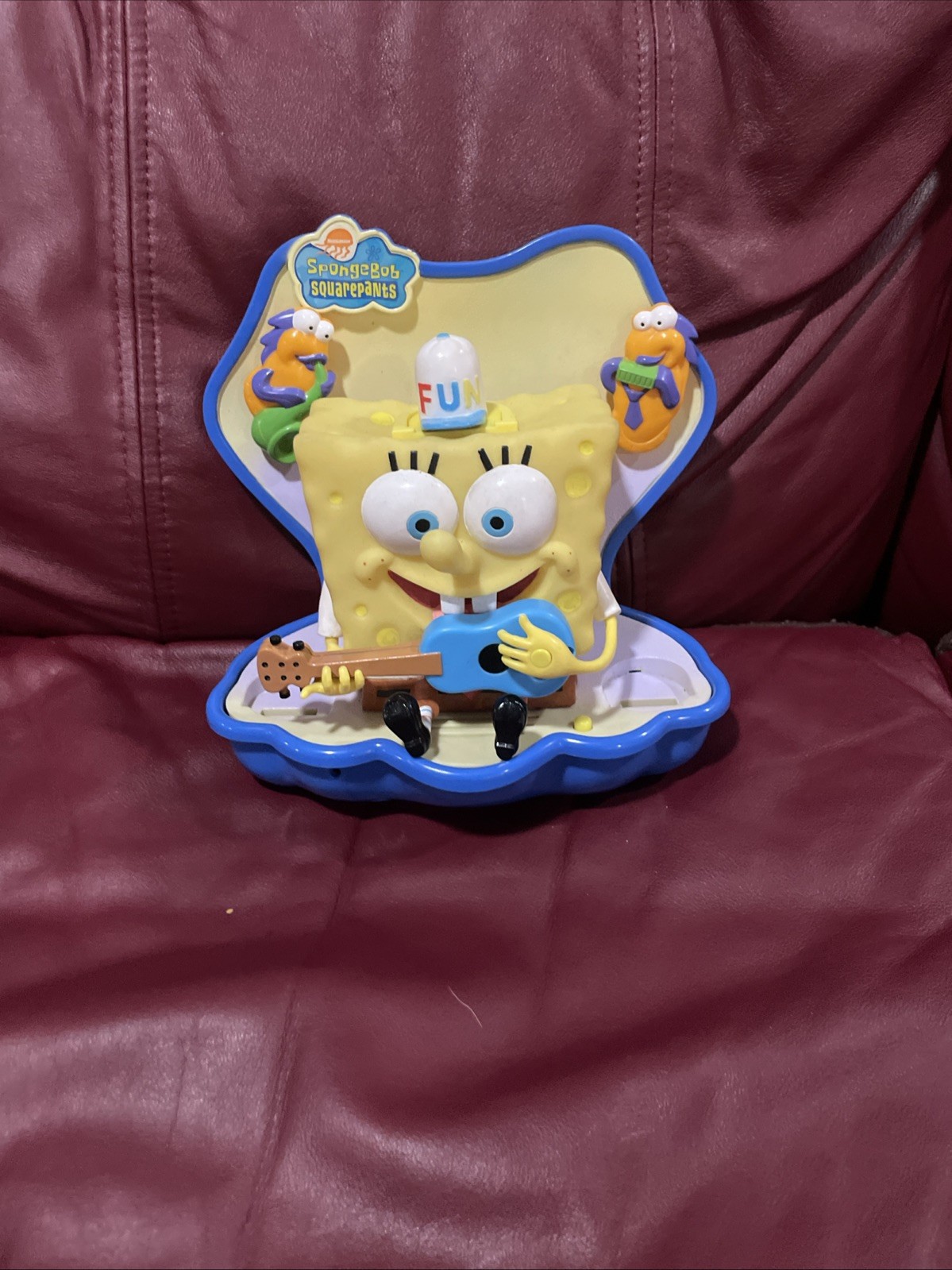 Retro SpongeBob Square Pants Swap N Bop Singing Toy Motion 2003 TESTED NOT WORK