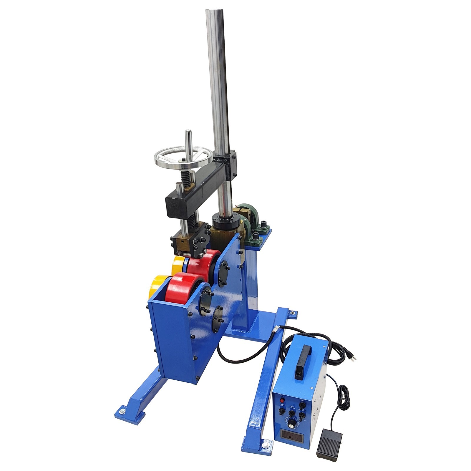 110V 660lb Welding Turning Roller Rack Press Wheel Type Welding Positioner
