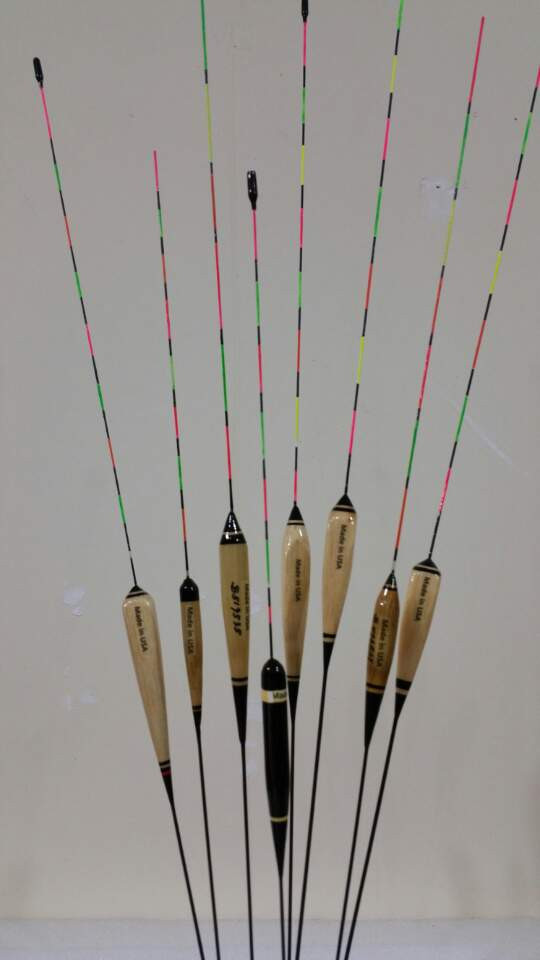 FREE SHIPPING! 5 PCS - Hand Made Whip / Pole Fishing Floats! FREE SHIPPING!