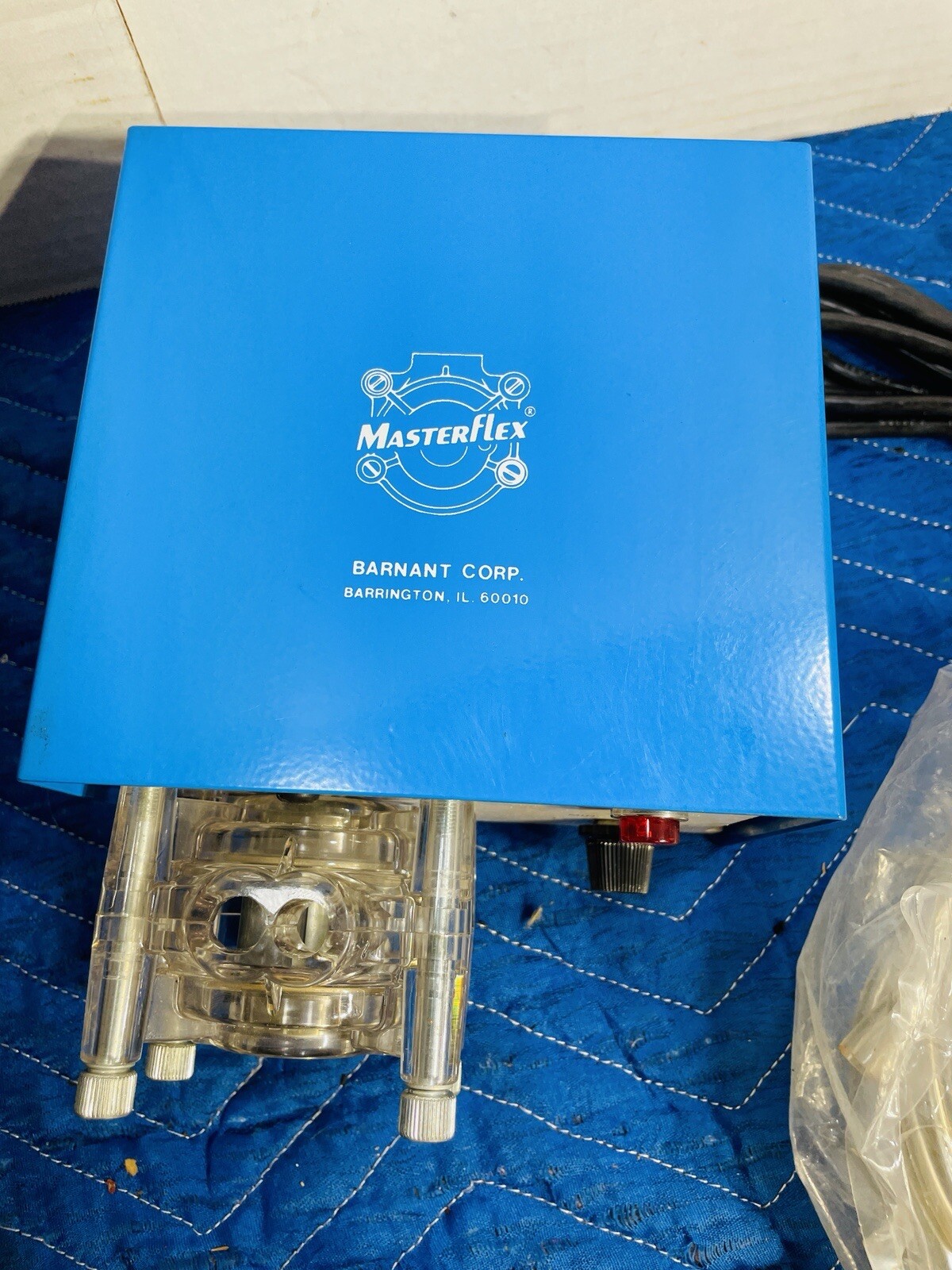 Masterflex Pump Controller 7018 Tubing Pump Barnant Model A 180 With Manual