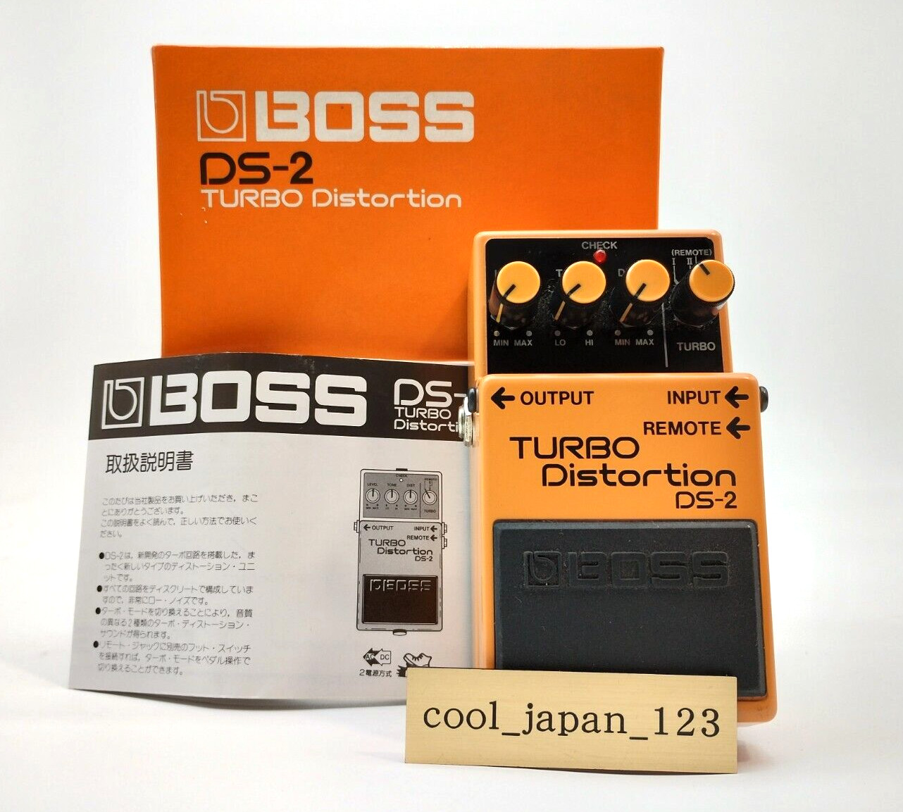 【Top Mint】 BOSS DS-2 Turbo Distortion w/Box & Papers MIJ 【BOSS/Distortion/USED】