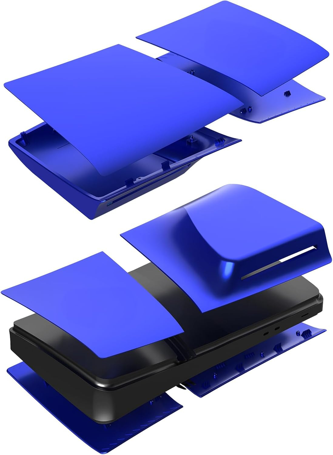 Pro Disc Edition Cover Plates for New PS5 Pro Console, Shell Panels Compatible w