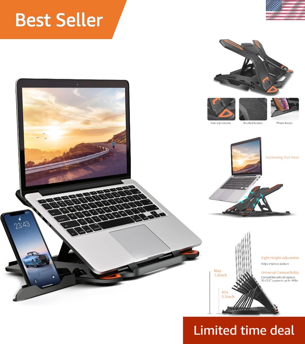 360° Rotating Portable Laptop Stand - Elevate Your Workspace Ergonomically
