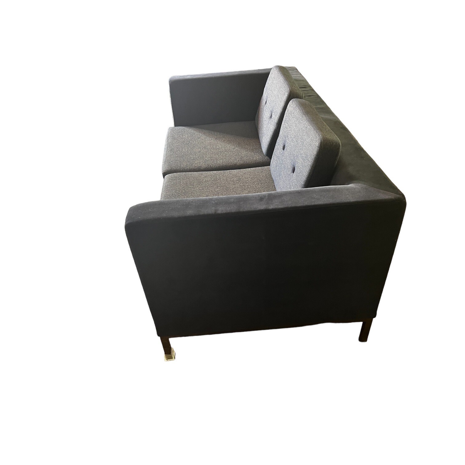 ALLEMUIR Blue Velvet Sofa 2 Seater Modern