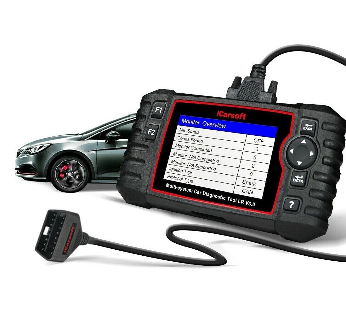 Range Rover L322 Diagnostic Scan Tool & Reset Fault Code Reader iCarsoft LR V3.0