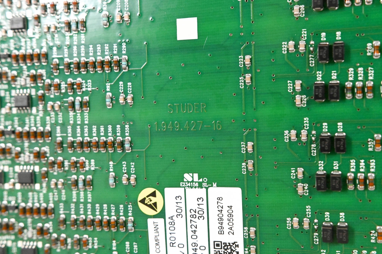 Studer Mic/Line In Card for D21m Modular I/O System CG01HDP