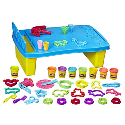 Play-Doh Play 'N Store Kids Table 8 Non-Toxic Compounds & 25 Tools