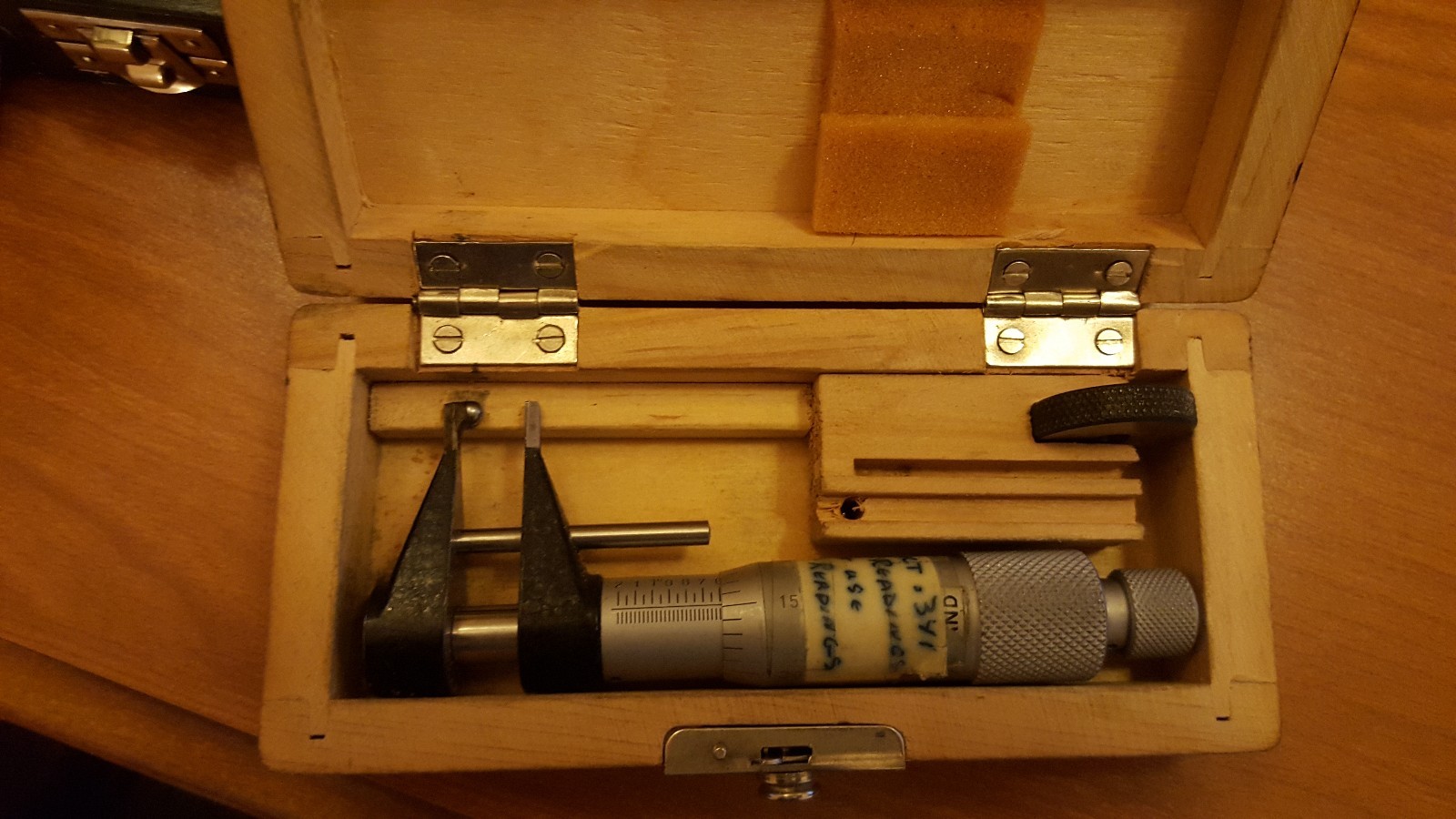 VIS Fowler Poland Micrometer Ratchet Gauge .2 - 1.2 w/ insert .001  # - 275-001