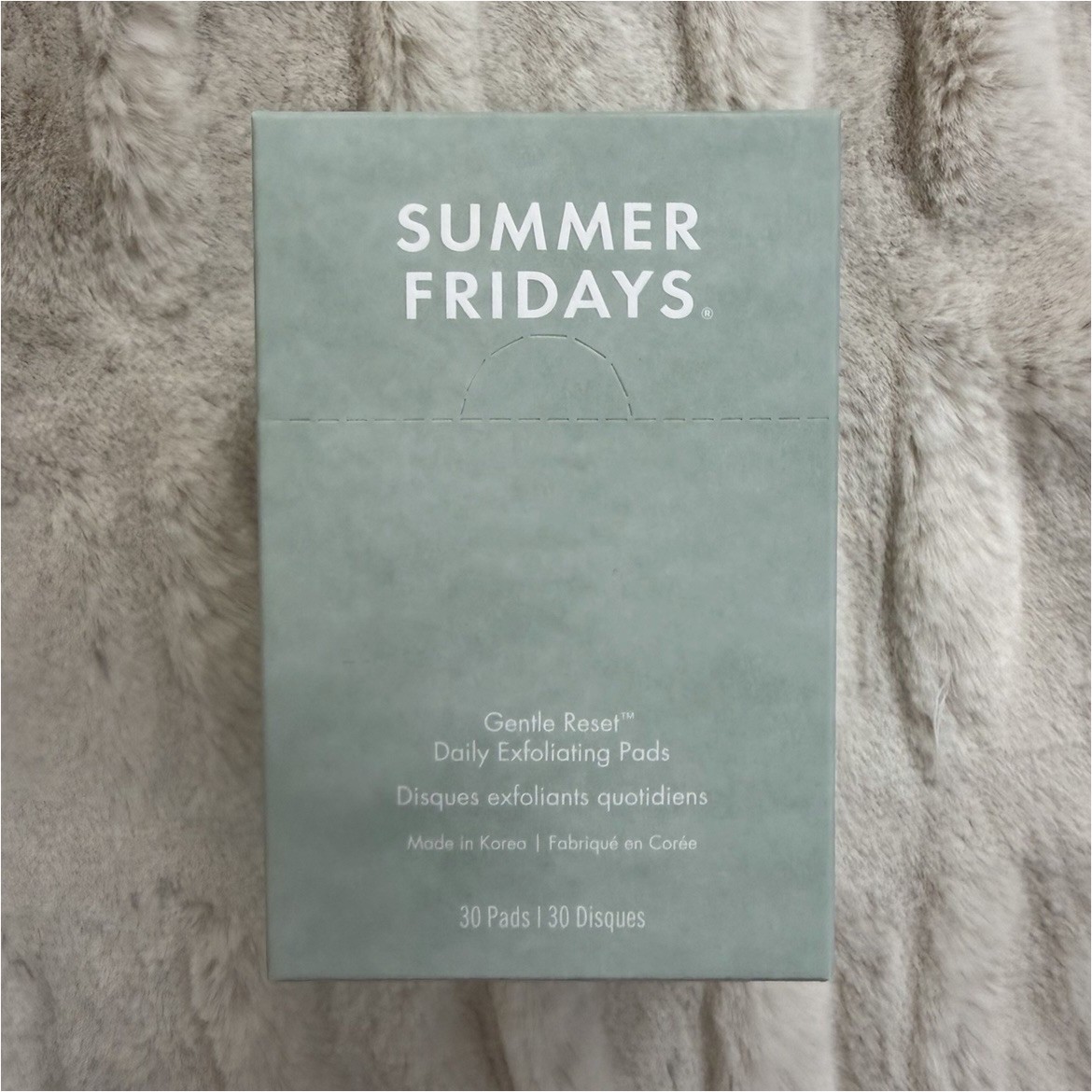 Summer Fridays Gentle Reset Daily Exfoliating Pads Vegan Smoothing 30 Pads