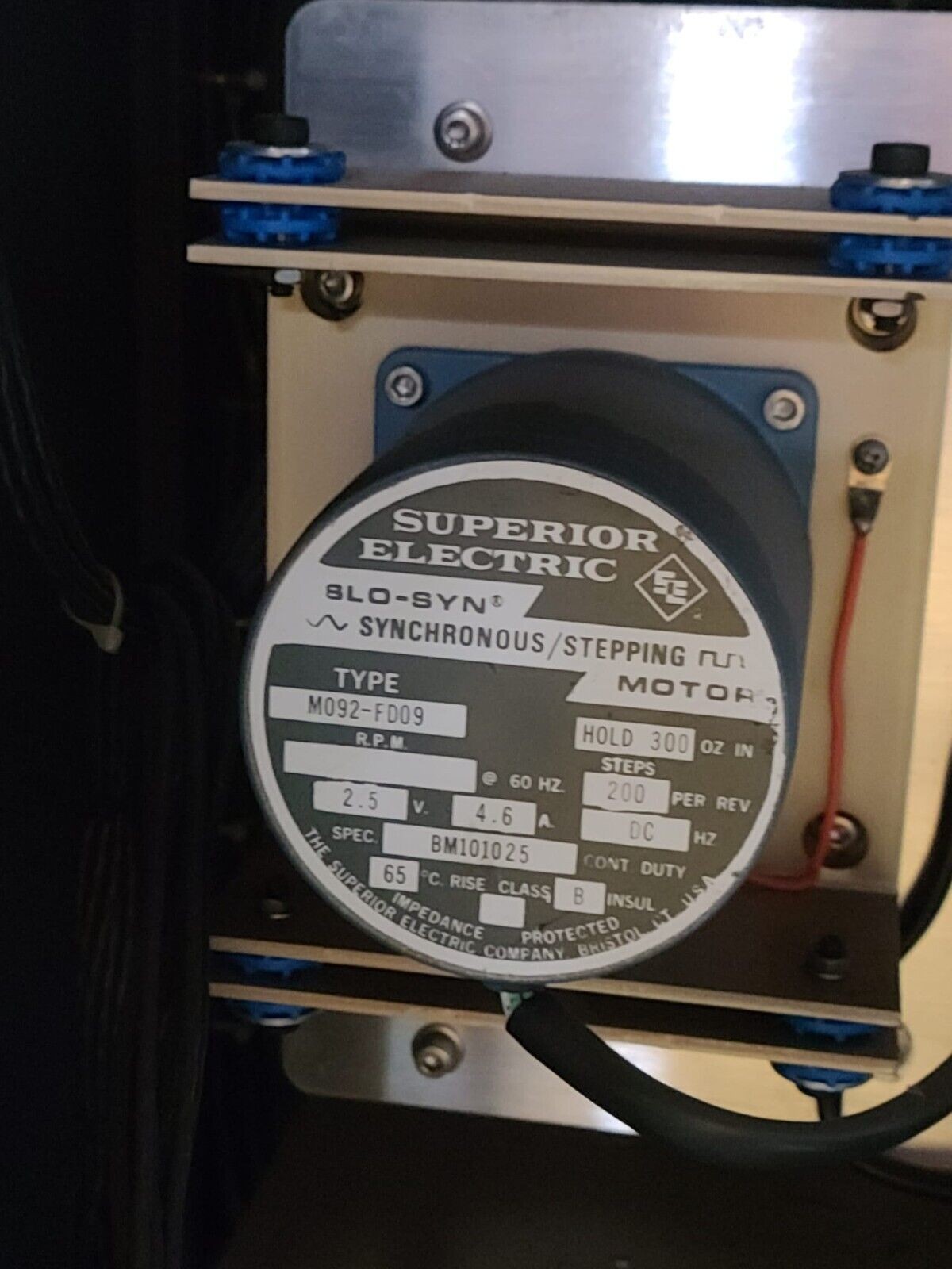 SUPERIOR ELECTRIC M092-FD09 STEPPER MOTOR M092FD09
