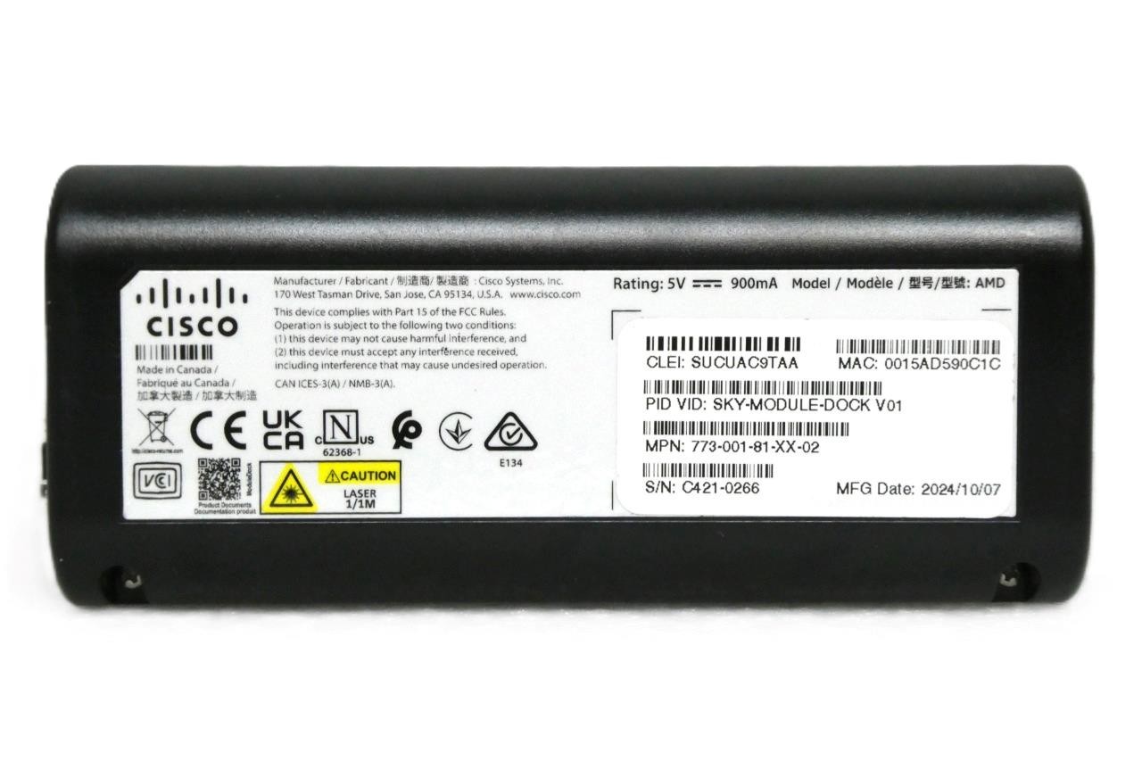 Cisco SKY-MODULE-DOCK V01 Model AMD(Assurance Module Dock) 773-001-81-XX-02