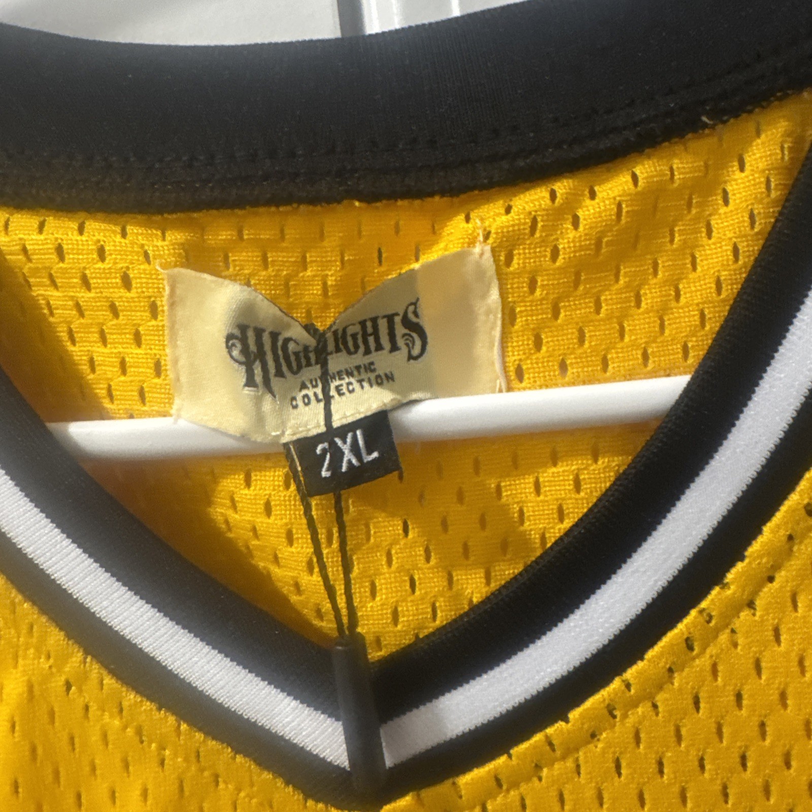 Hansel Emmanuel Men's Headgear Classics High School Jersey Size 2XL, Yellow