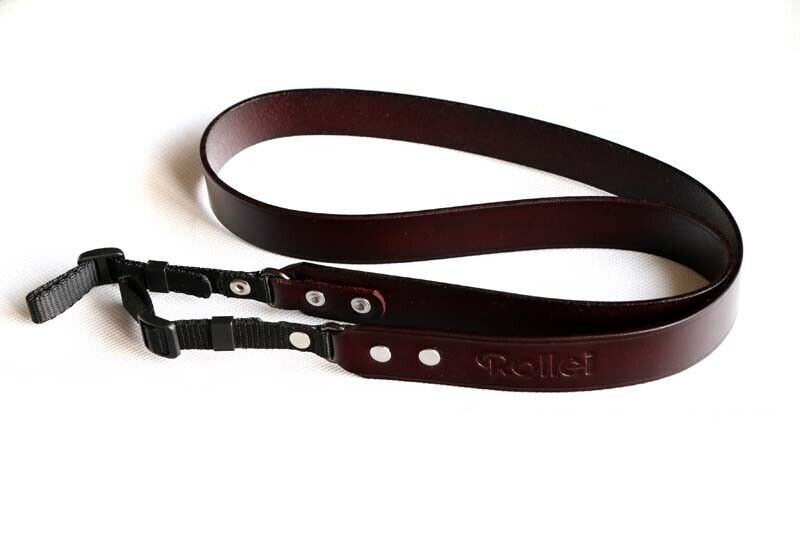 Genuine Leather Shoulder Neck Strap For Rollei SL66/Rolleiflex GX Cord Camera