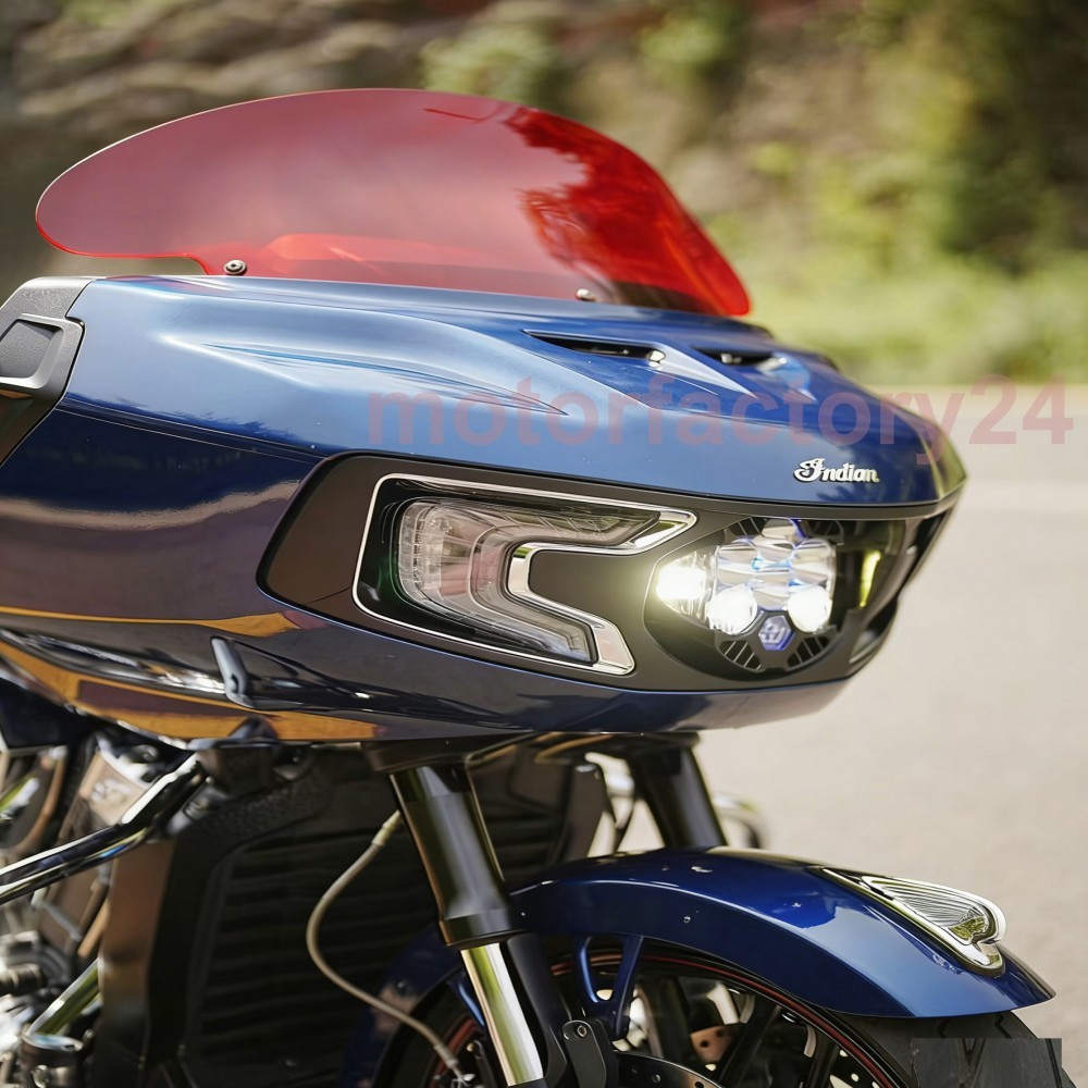 For Indian 2022-2025 Challenger Pursuit 11" Flared Windshield Fairing Windscreen
