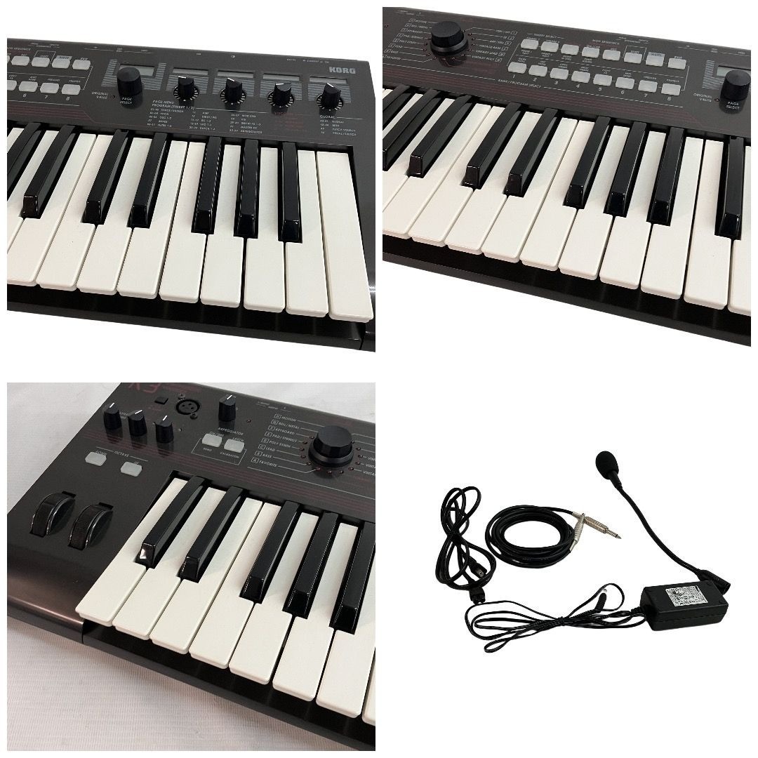 Korg R3 37 key keyboard vocoder with /Mic/power Cable Test Completed