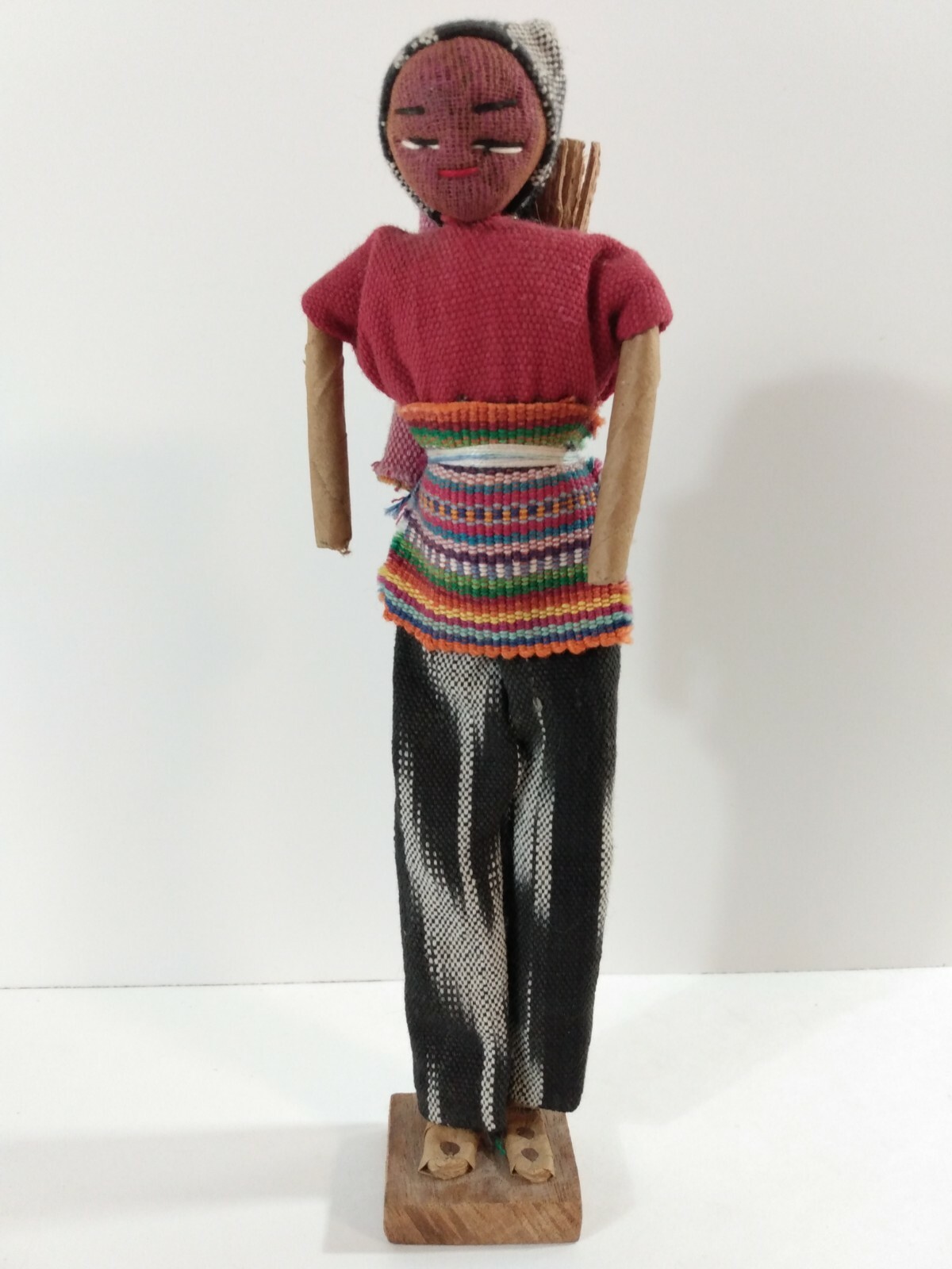 8" Voodoo Doll Cloth Stick Wicken Figure