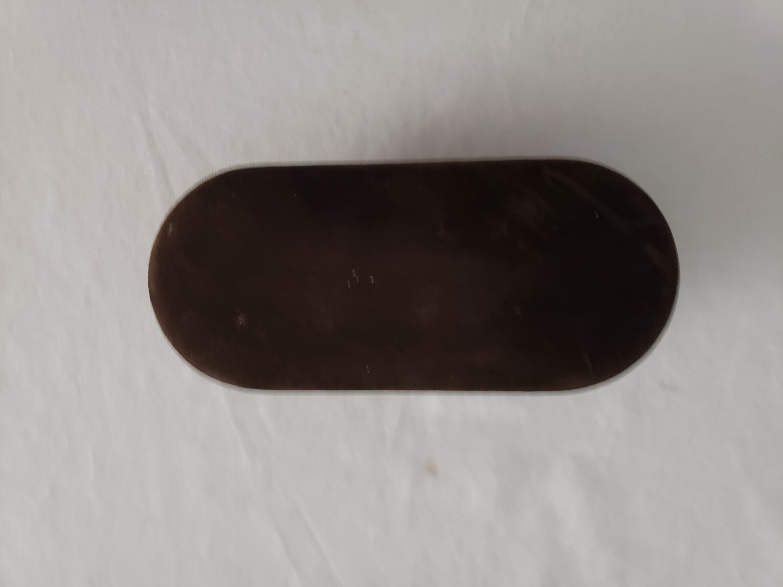 TOM FORD BROWN HARD CLAMSHELL CASE LARGE EYEGLASSES CASE