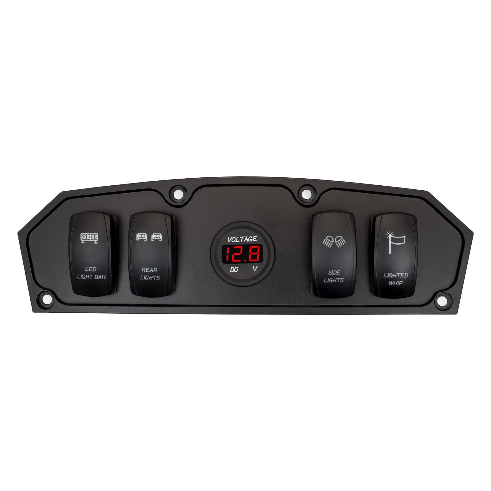 DC 12V Digital Display Voltmeter Red LED Meter for Switch Panel Car Truck