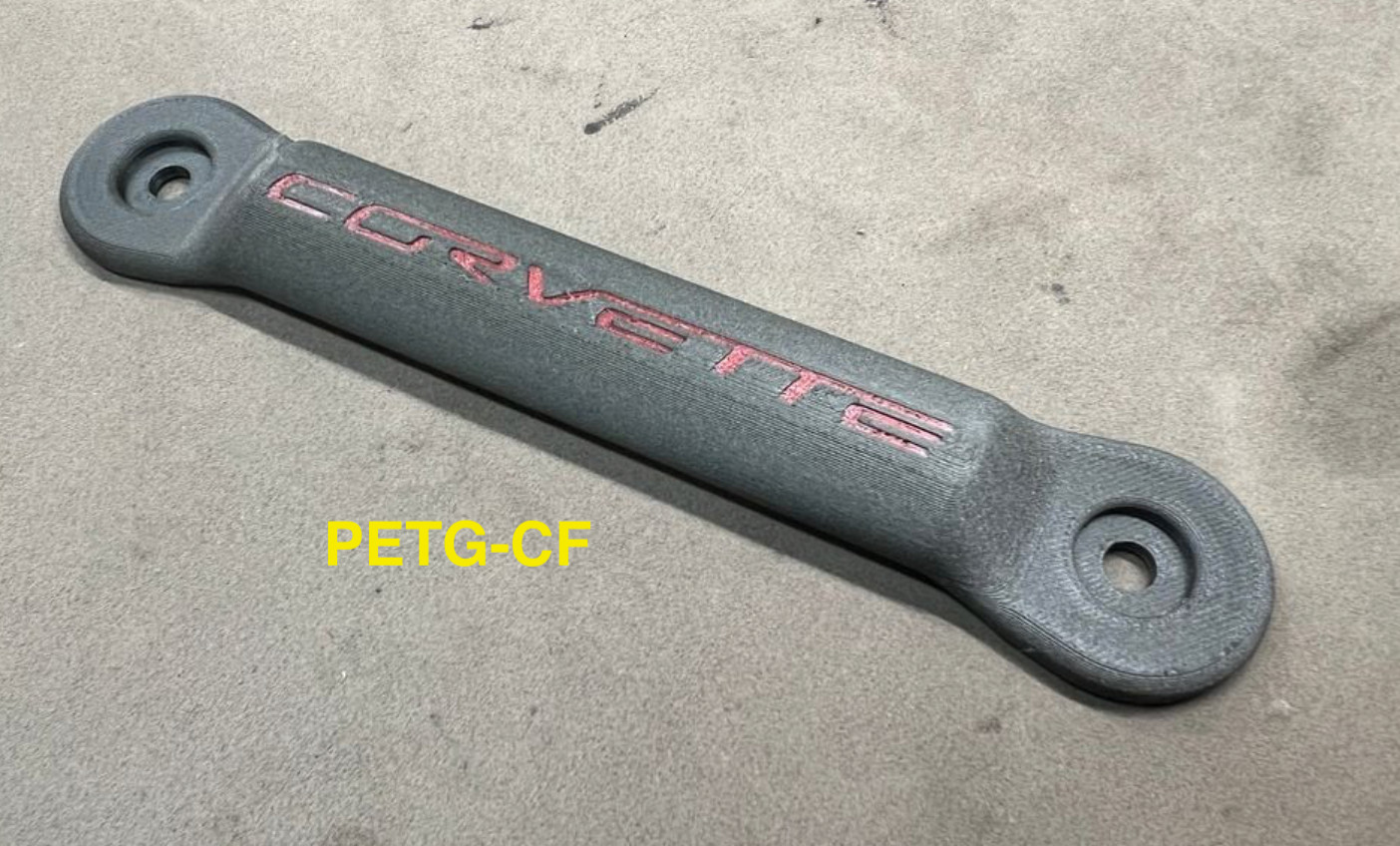 C6 Corvette Rear Hatch Handle - Redesign, Stong 3D Printed Part