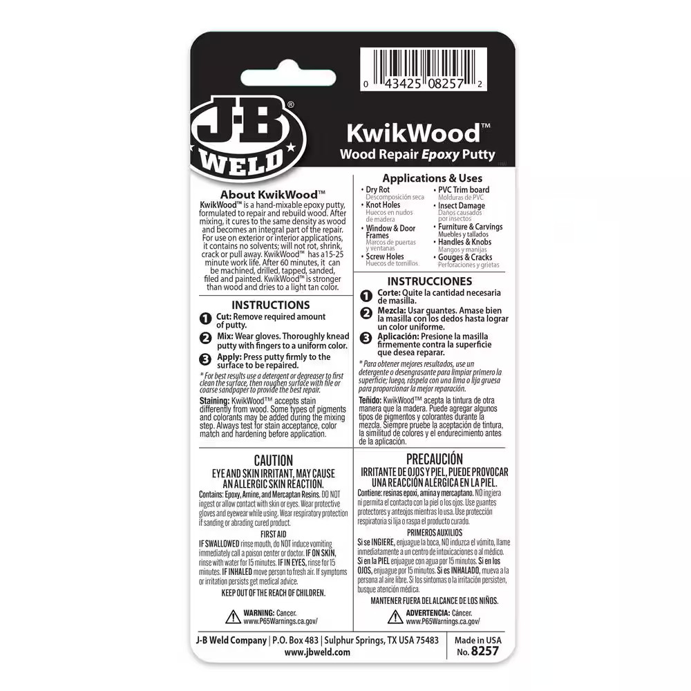 Kwikwood 1 Oz. Filler Epoxy