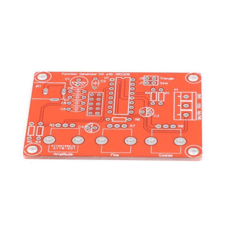 High Precision Function Signal Generator DIY Kit XR2206 Adjustable Frequency DC