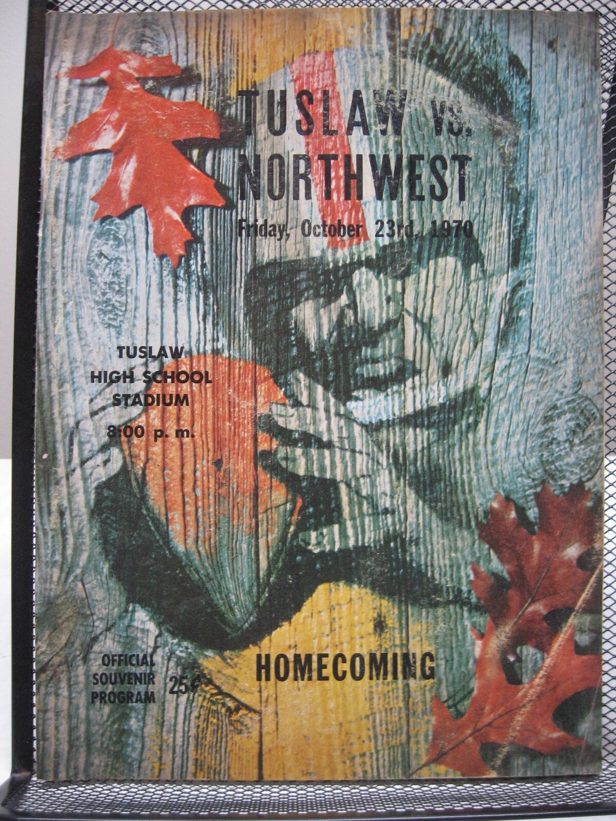 1970 Football Program Tuslaw Mustangs vs Northwest