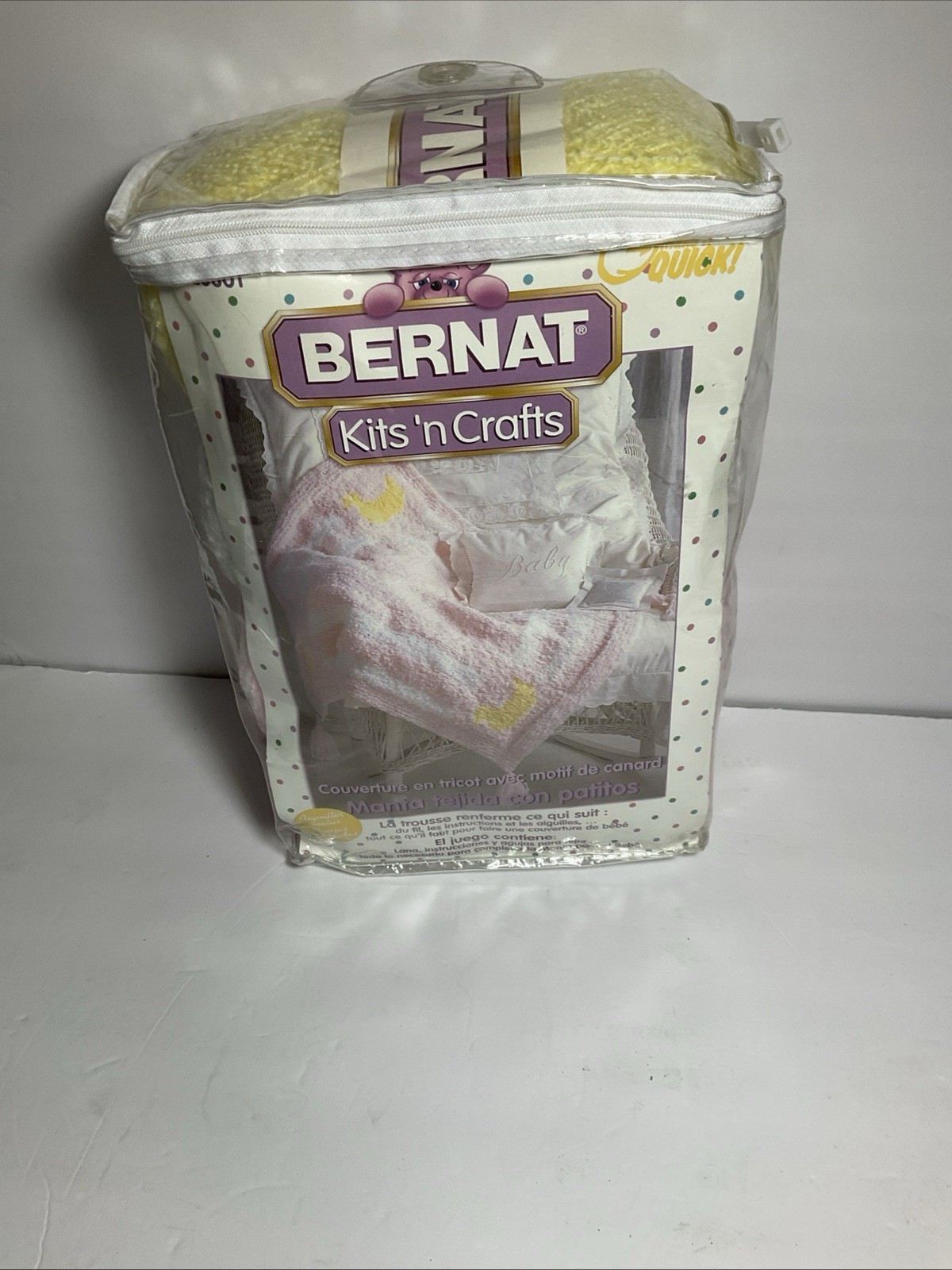 Bernat Kids and Crafts Baby Blanket Yarn  Kit With 4balls Of Yarn